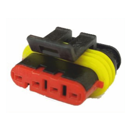 4 Pin Oto Elektrik Tesisat Soketi — 4D008