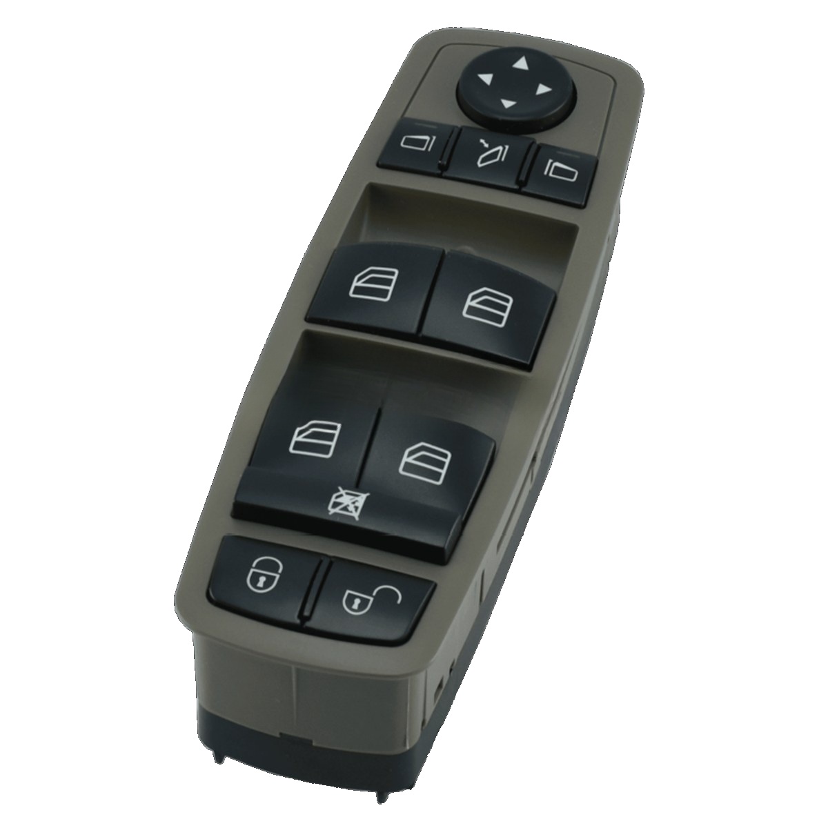 Kraw W169 - W245 (BROWN) Cam Düğmesi (AN-538B)