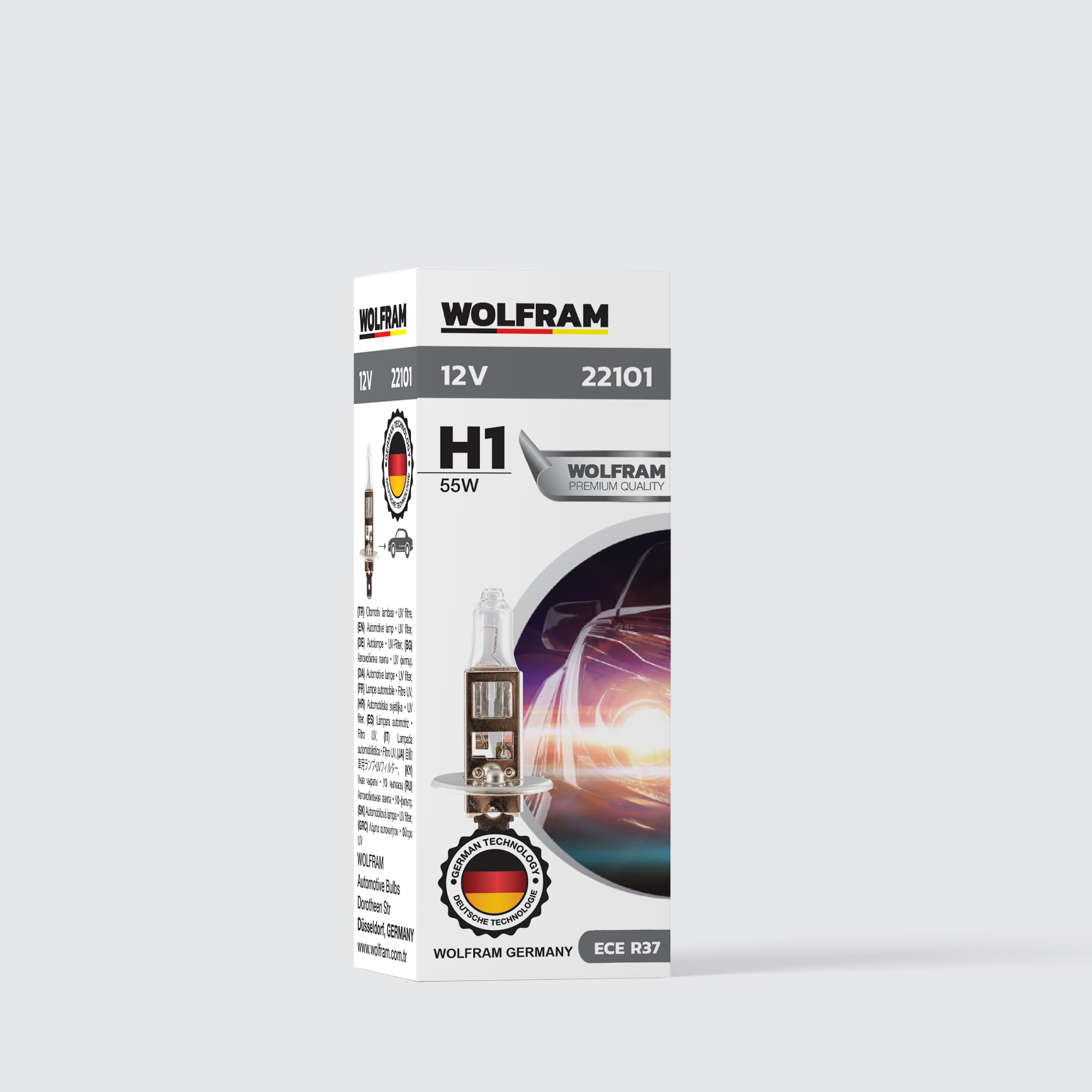 Wolfram H1 Ampul Standart Işık 12V 55W