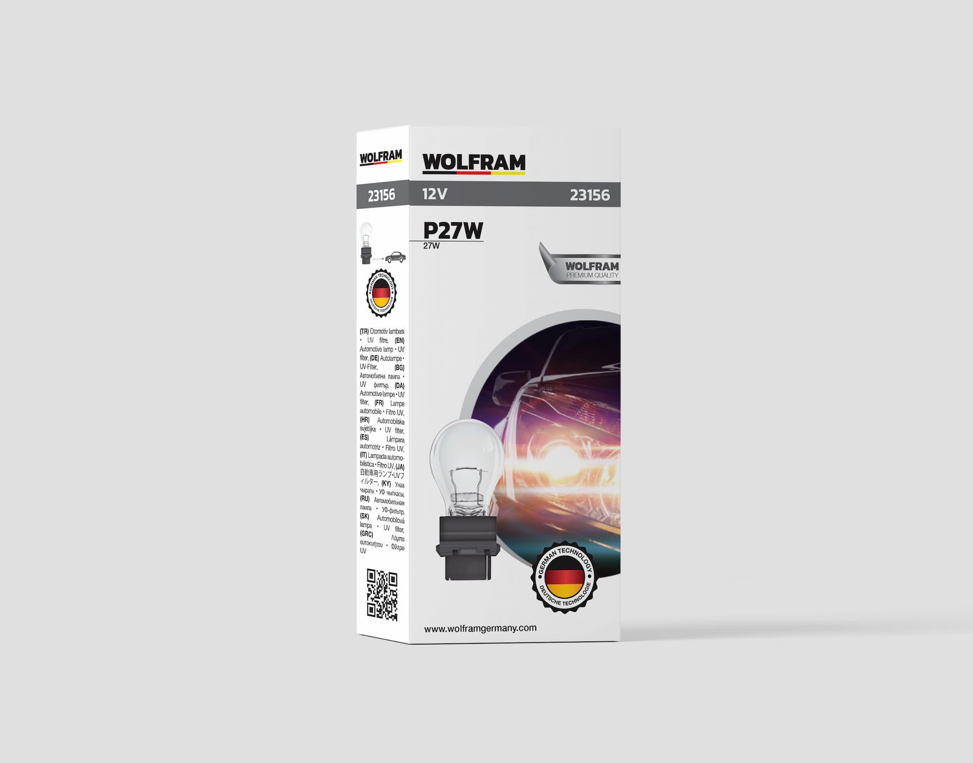 Wolfram Plastik Duylu U.S.A Tip Ampul 12V 27W