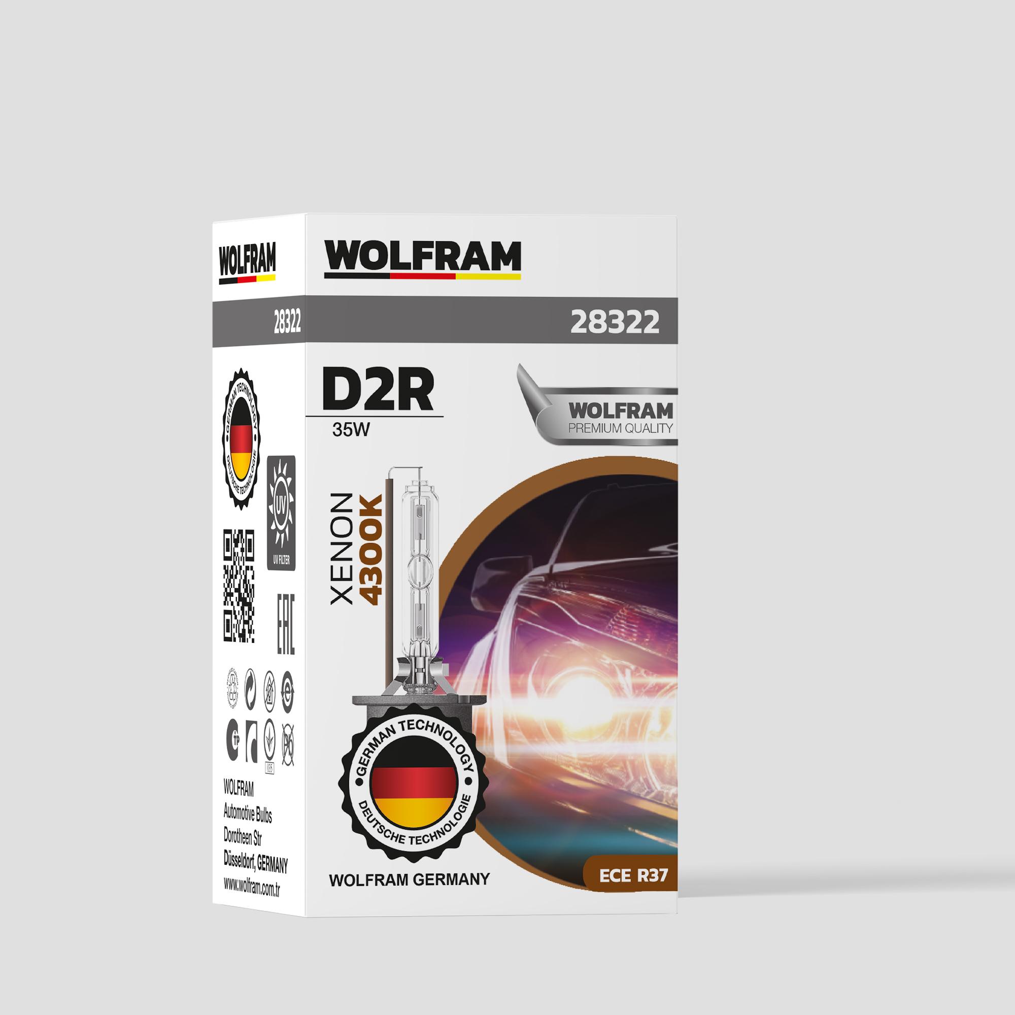 Wolfram D2R Xenon Ampul Standart Işık 12V 35W