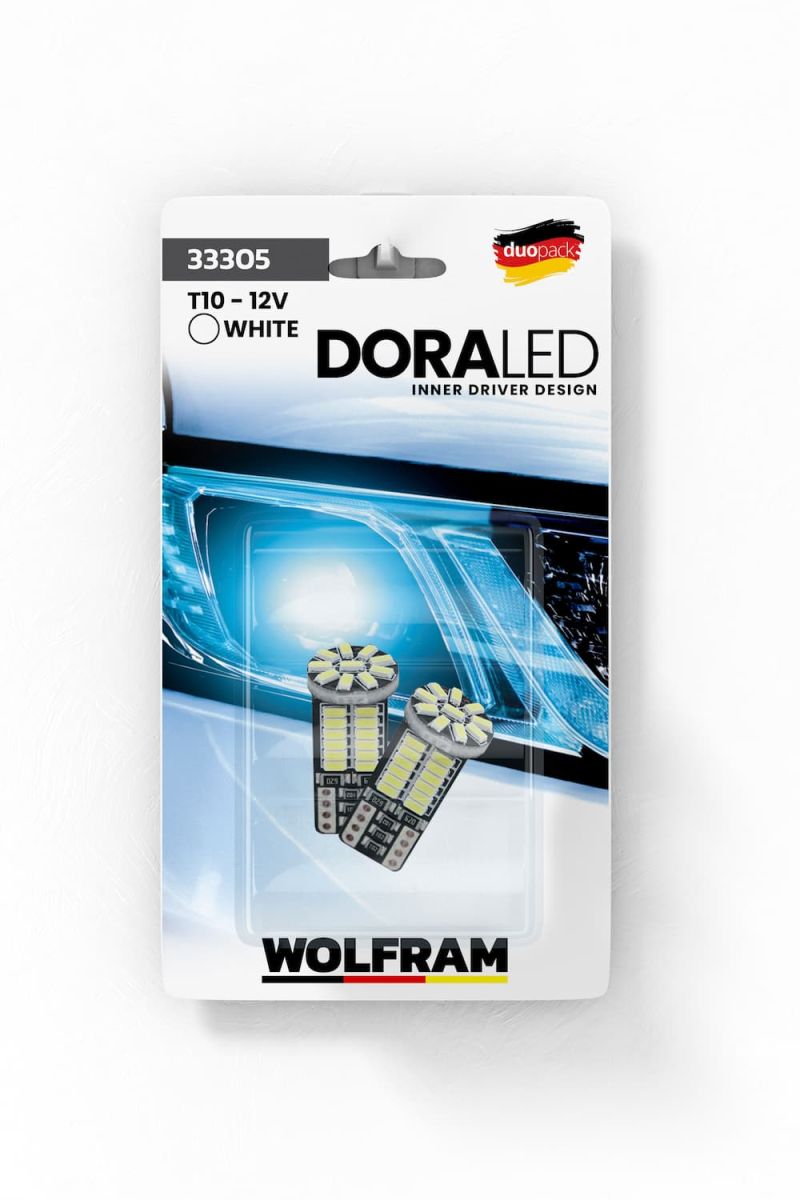 Wolfram T10 Led Park Beyaz Set Dora Serisi 12V 19W