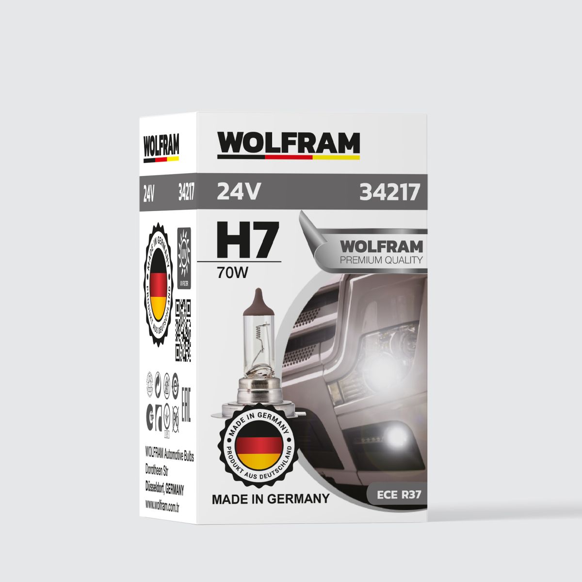 Wolfram H7 Ampul Standart Işık 24V 70W