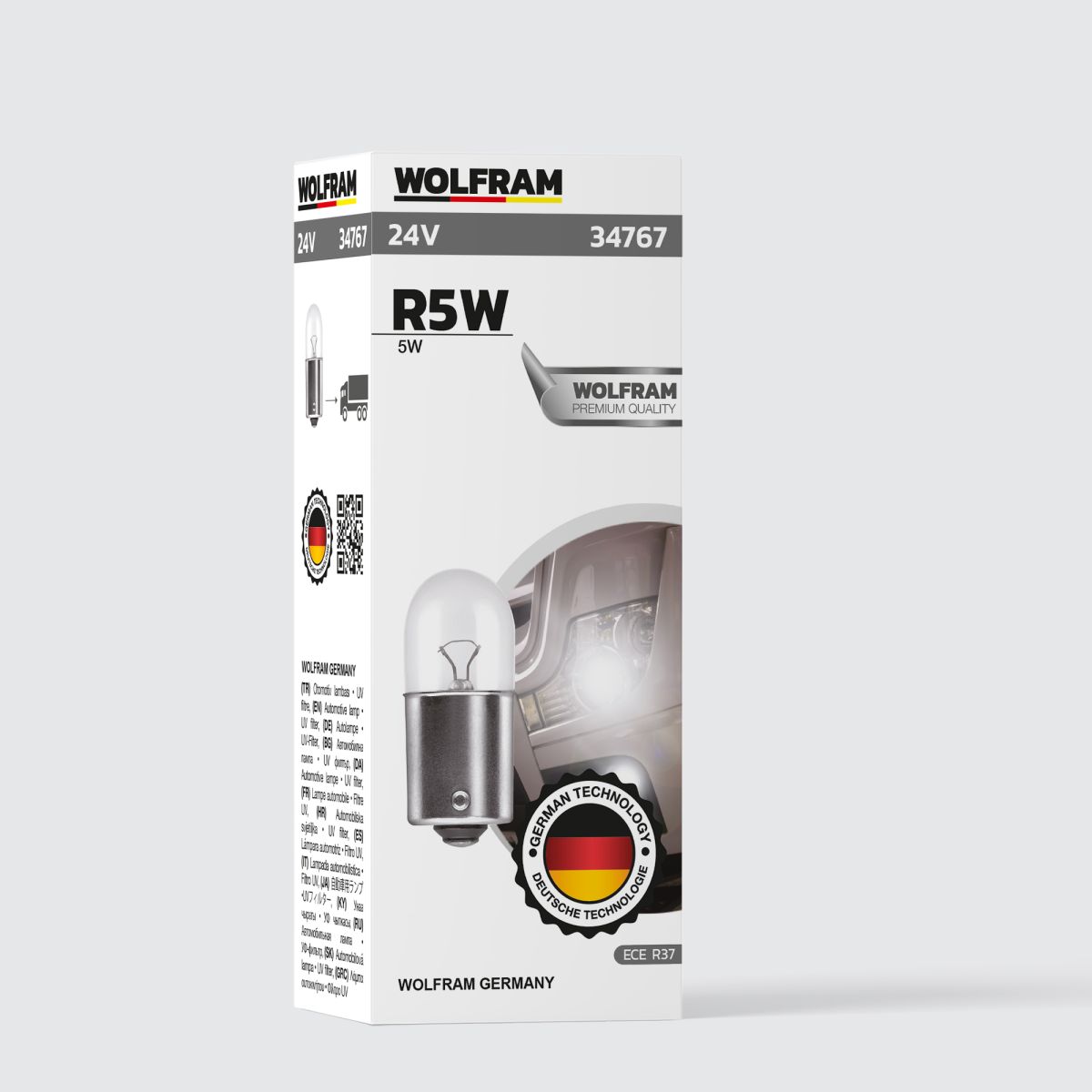Wolfram R5W Ampul 67 24V 5W