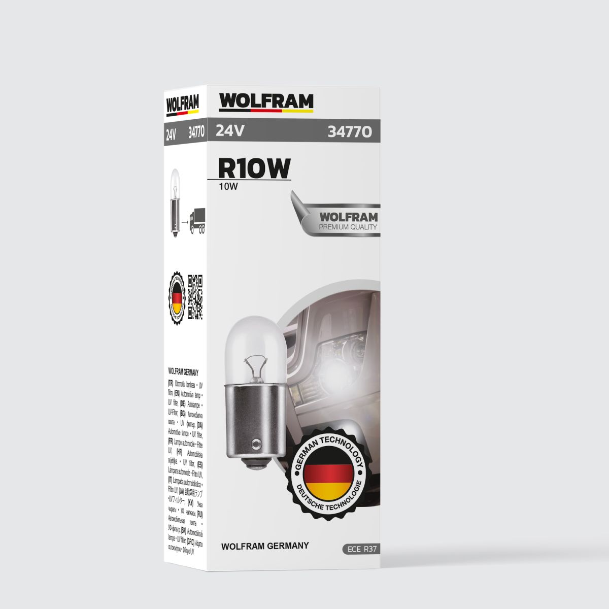Wolfram R10W Ampul 67 24V 10W