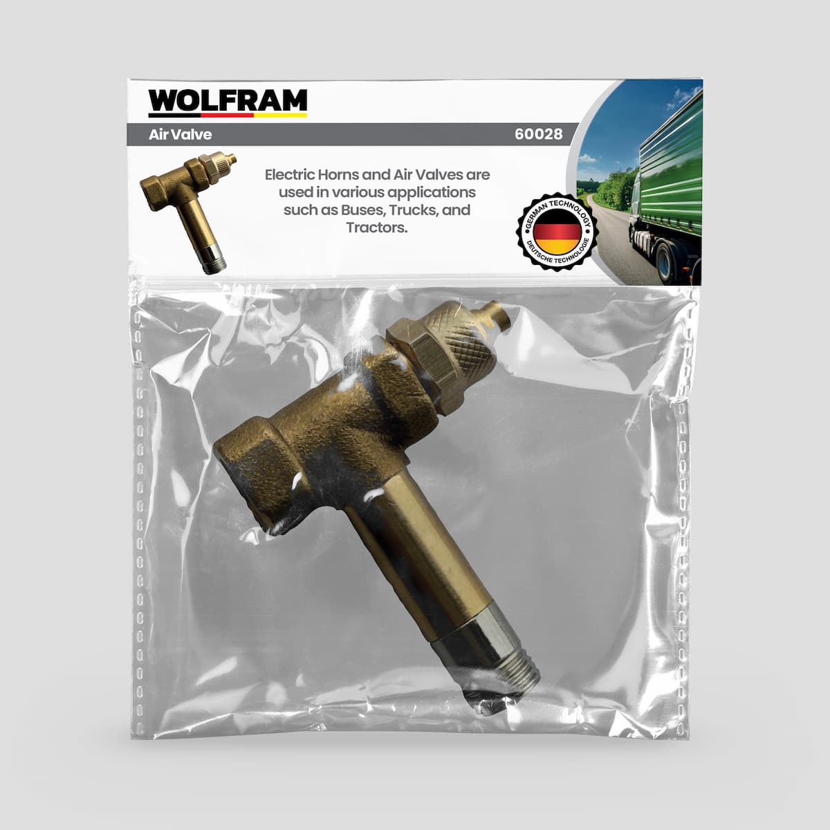 Wolfram Korna Otomatik Valfi Pirinç 3’lü Dali Dali için