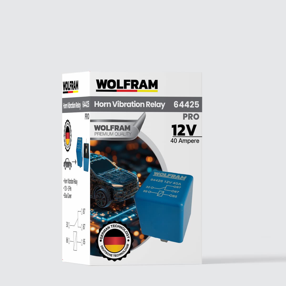 Wolfram Röle Korna Titretme Pro 12V