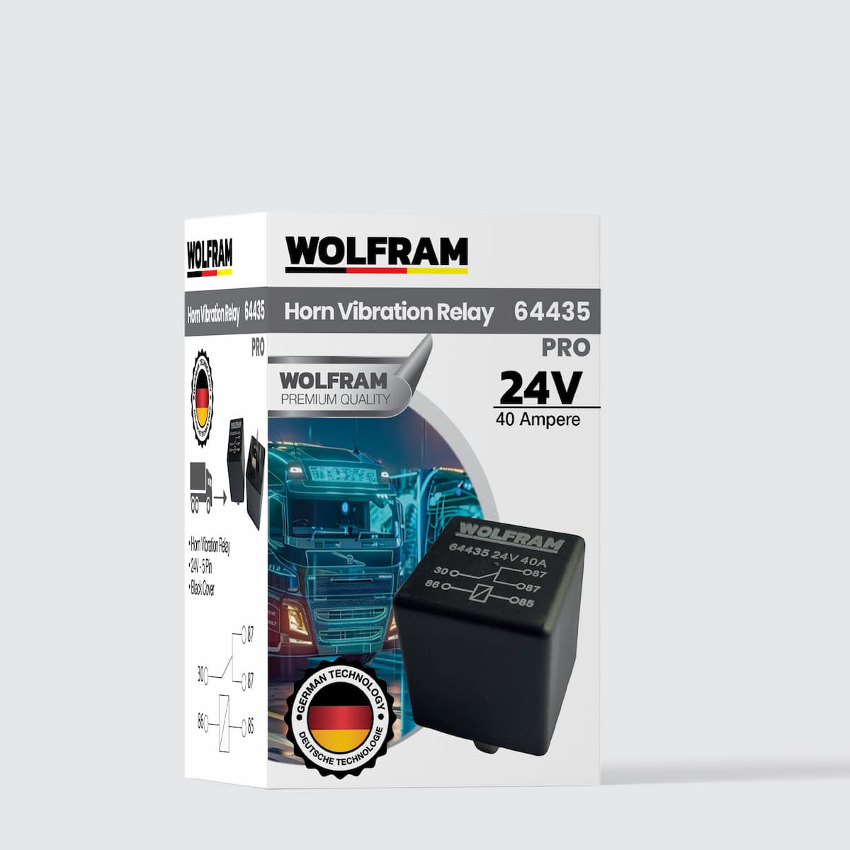 Wolfram Röle Korna Titretme Pro 24V